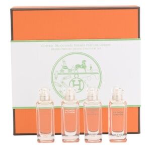 NWT HERMES Made In France 4pc Eau De Toilette Mini Boxed Set